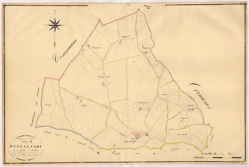 Plan napoléonien, atlas-A1 Puycalvari, Dausse