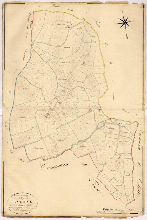 Plan napoléonien, atlas-B1 Dausse, Dausse
