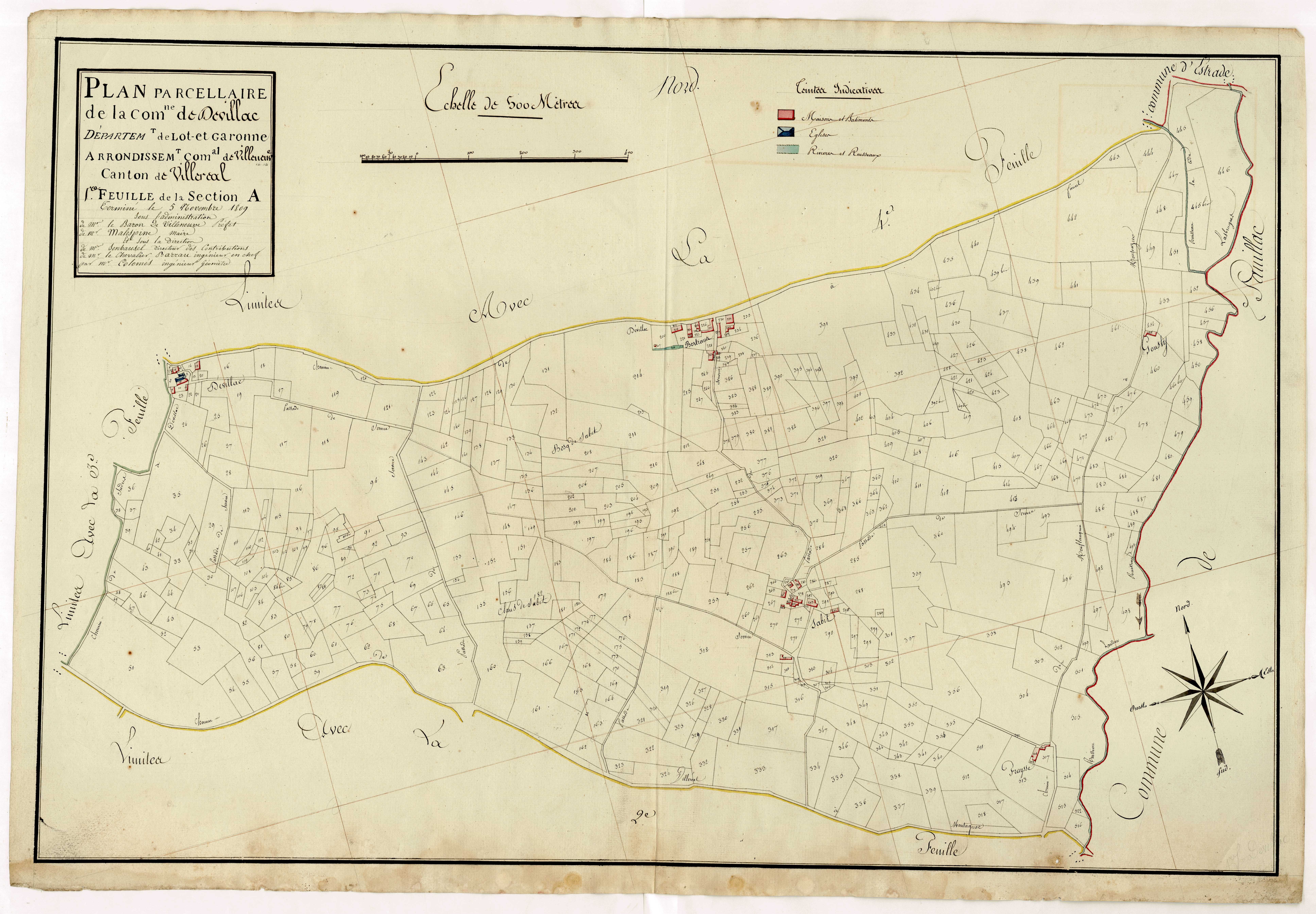 Plan primitif, atlas-A1, Dévillac