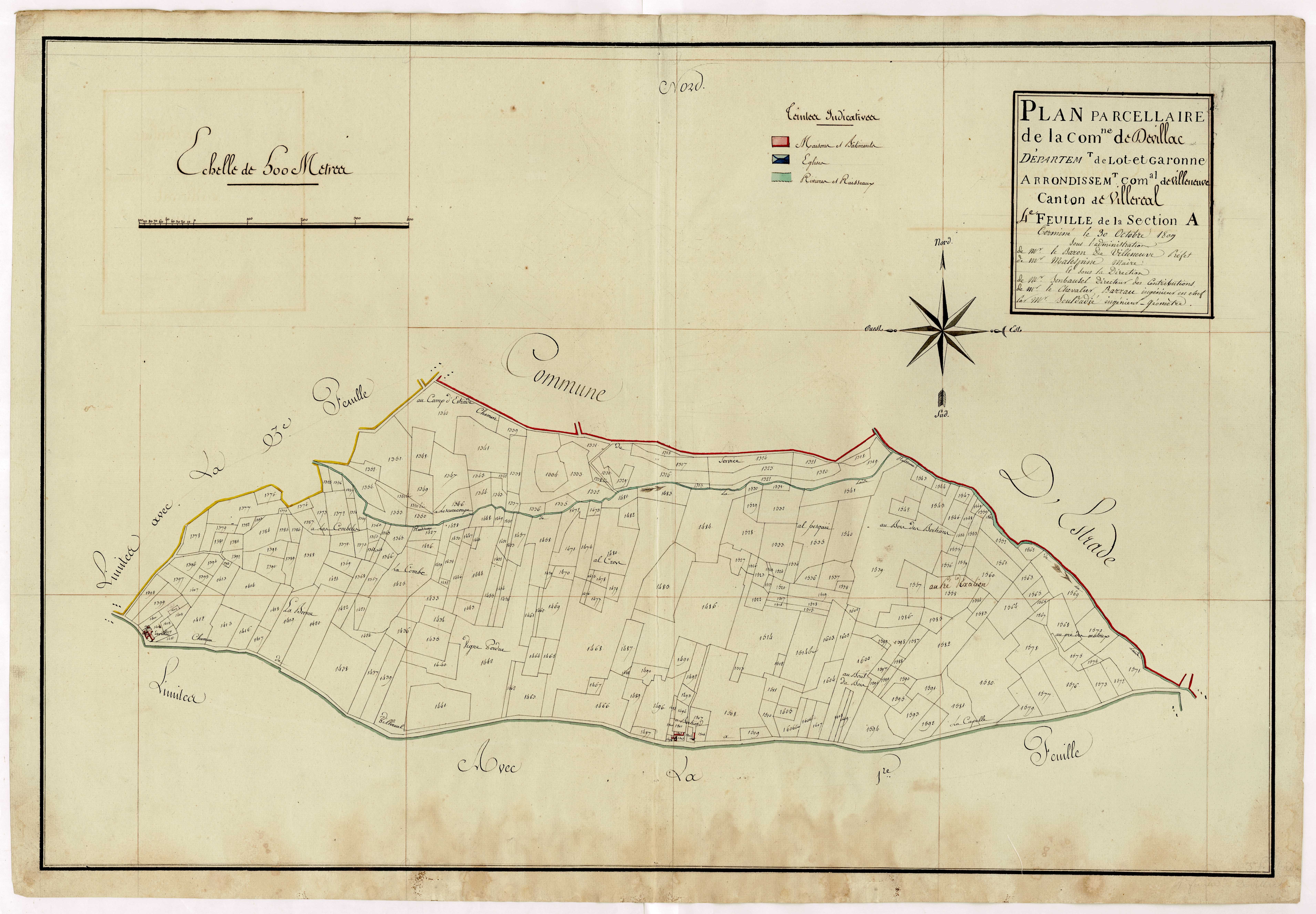 Plan primitif, atlas-A4, Dévillac