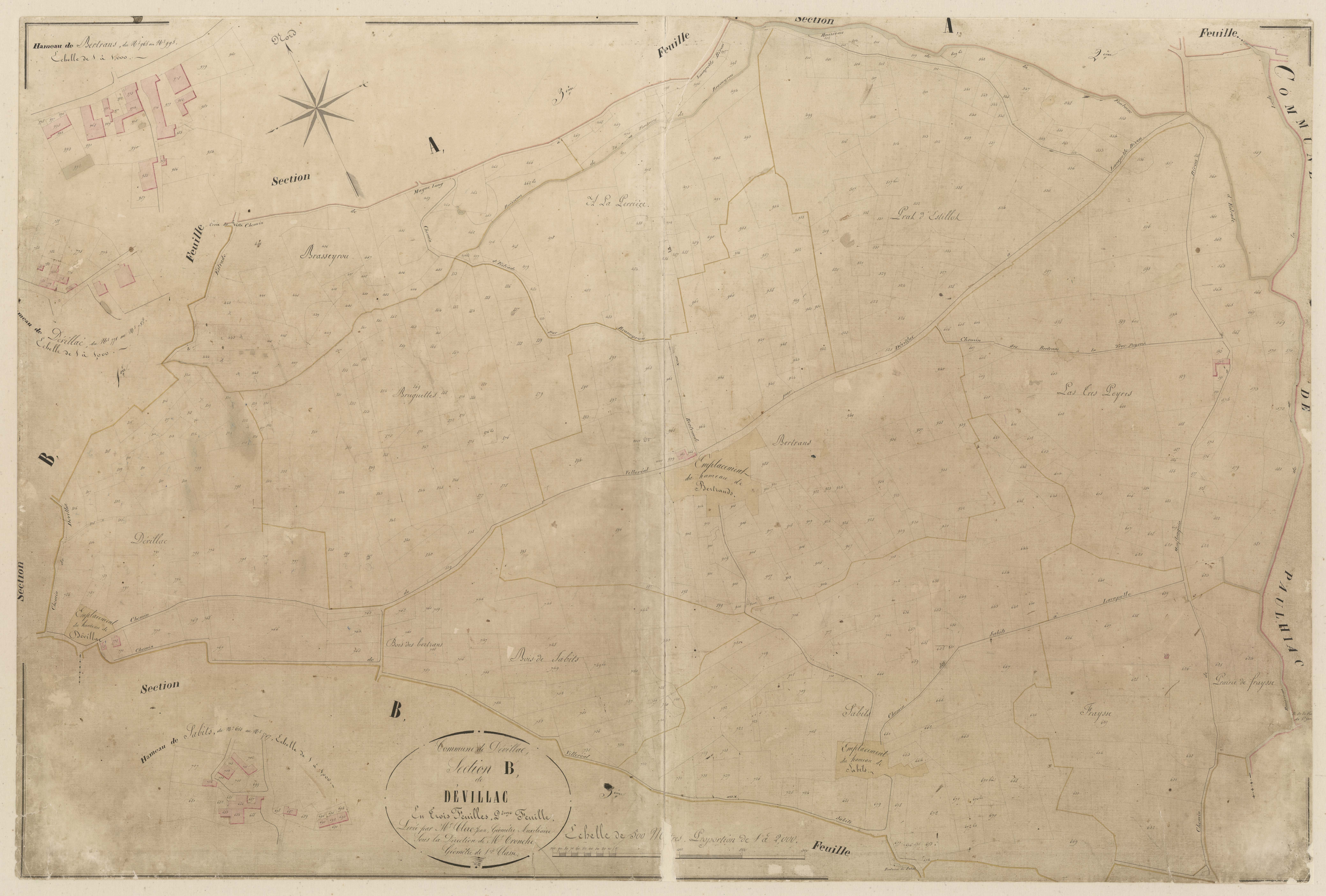 Plan napoléonien-B2 Dévillac, Dévillac