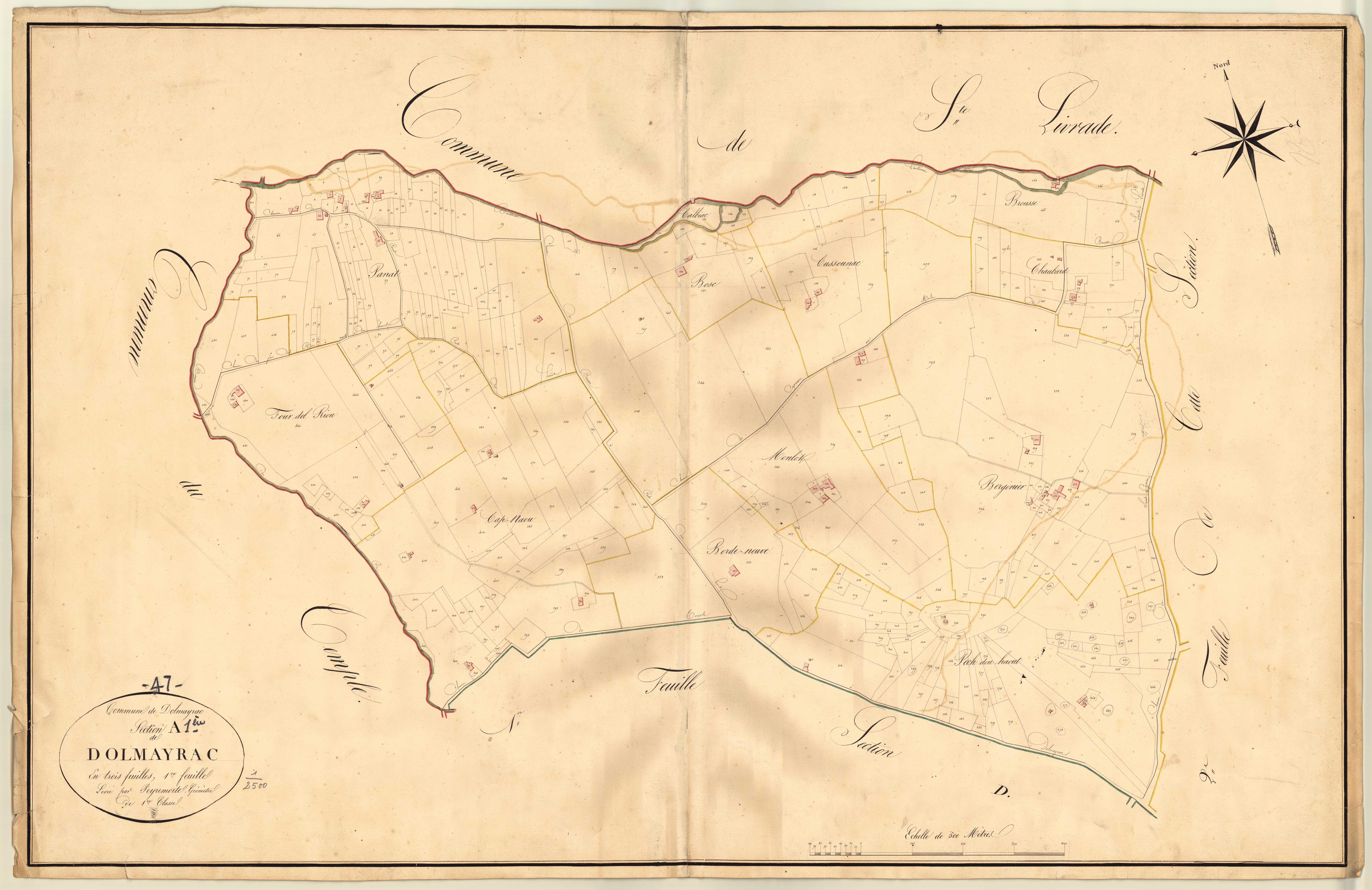 Plan napoléonien, atlas-A1 Dolmayrac, Dolmayrac