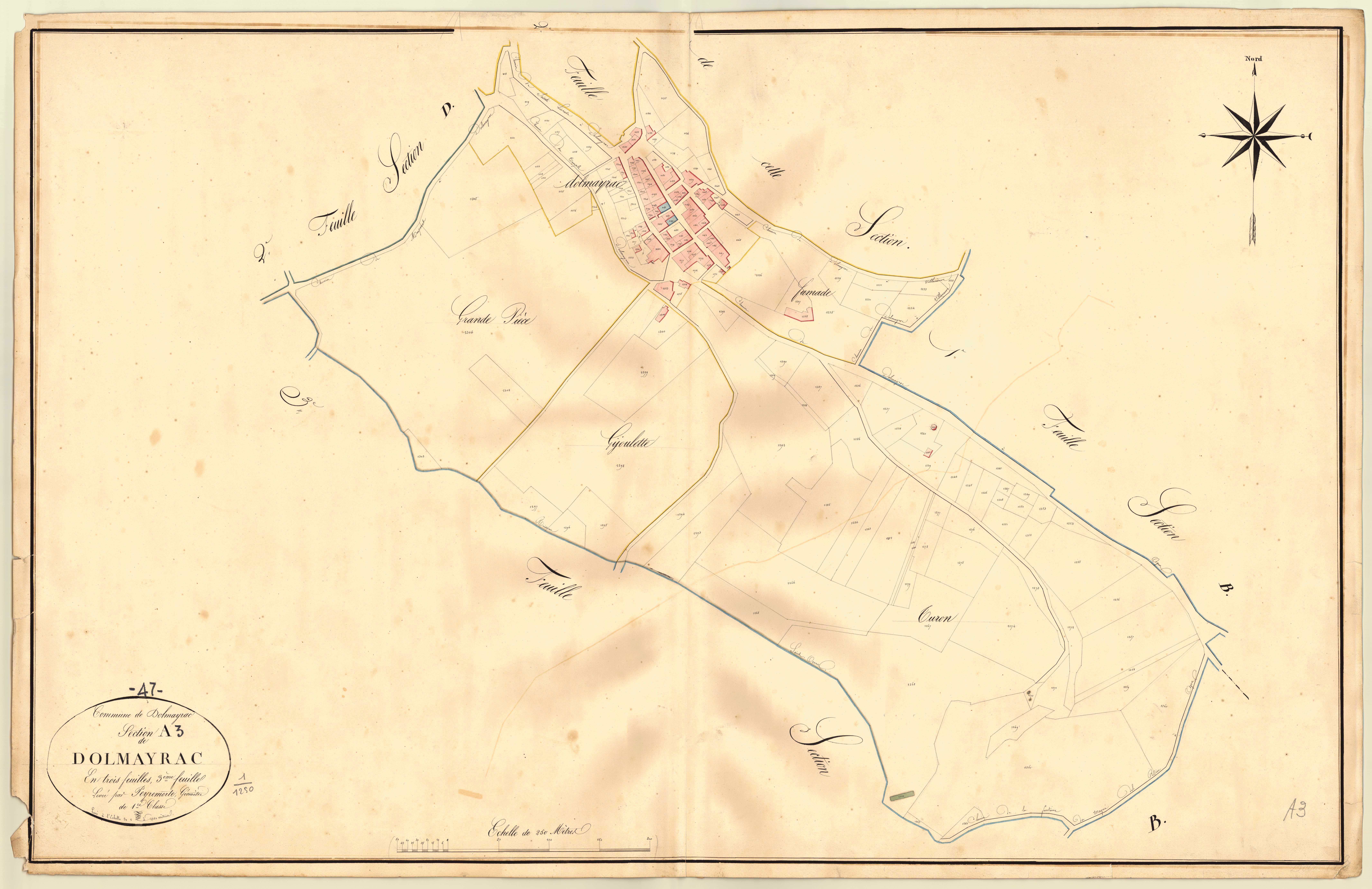 Plan napoléonien, atlas-A3 Dolmayrac, Dolmayrac