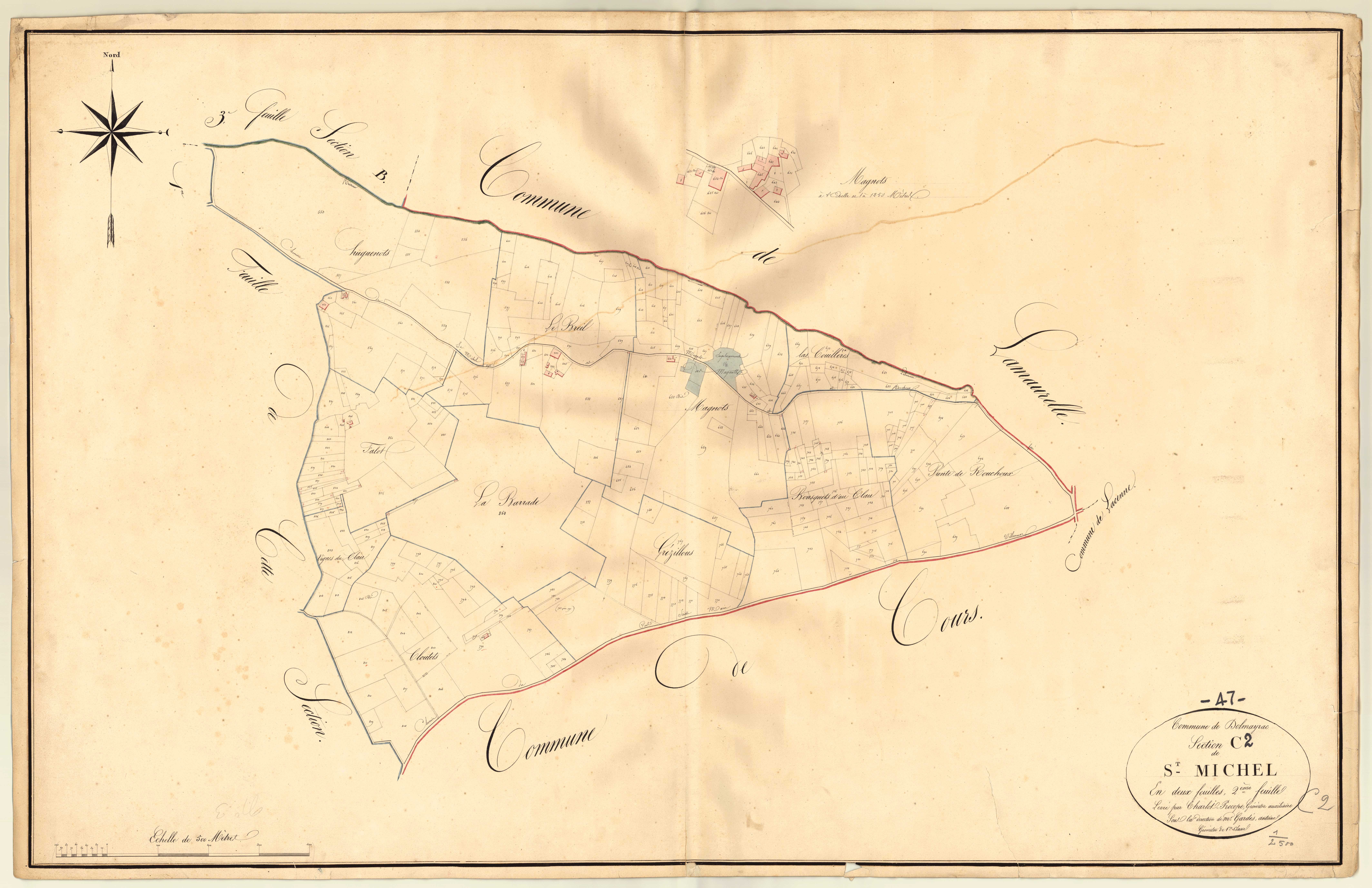 Plan napoléonien, atlas-C2 Saint-Michel, Dolmayrac