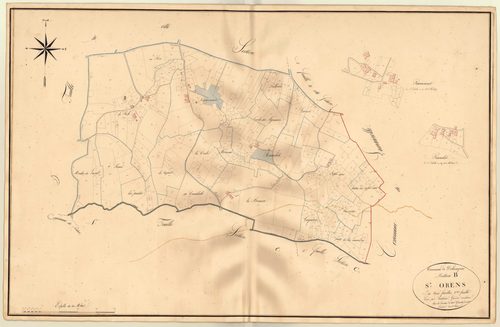 Plan napoléonien, atlas-B2 Saint-Orens, Dolmayrac