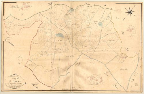Plan napoléonien, atlas-B3 Saint-Orens, Dolmayrac
