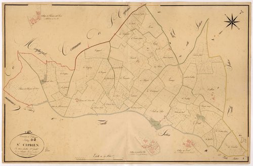 Plan napoléonien, atlas-D2 Saint-Ciprien, Dolmayrac