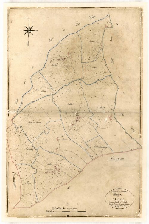 Plan napoléonien-C2 Cucal, Gandaille (voir Dondas)