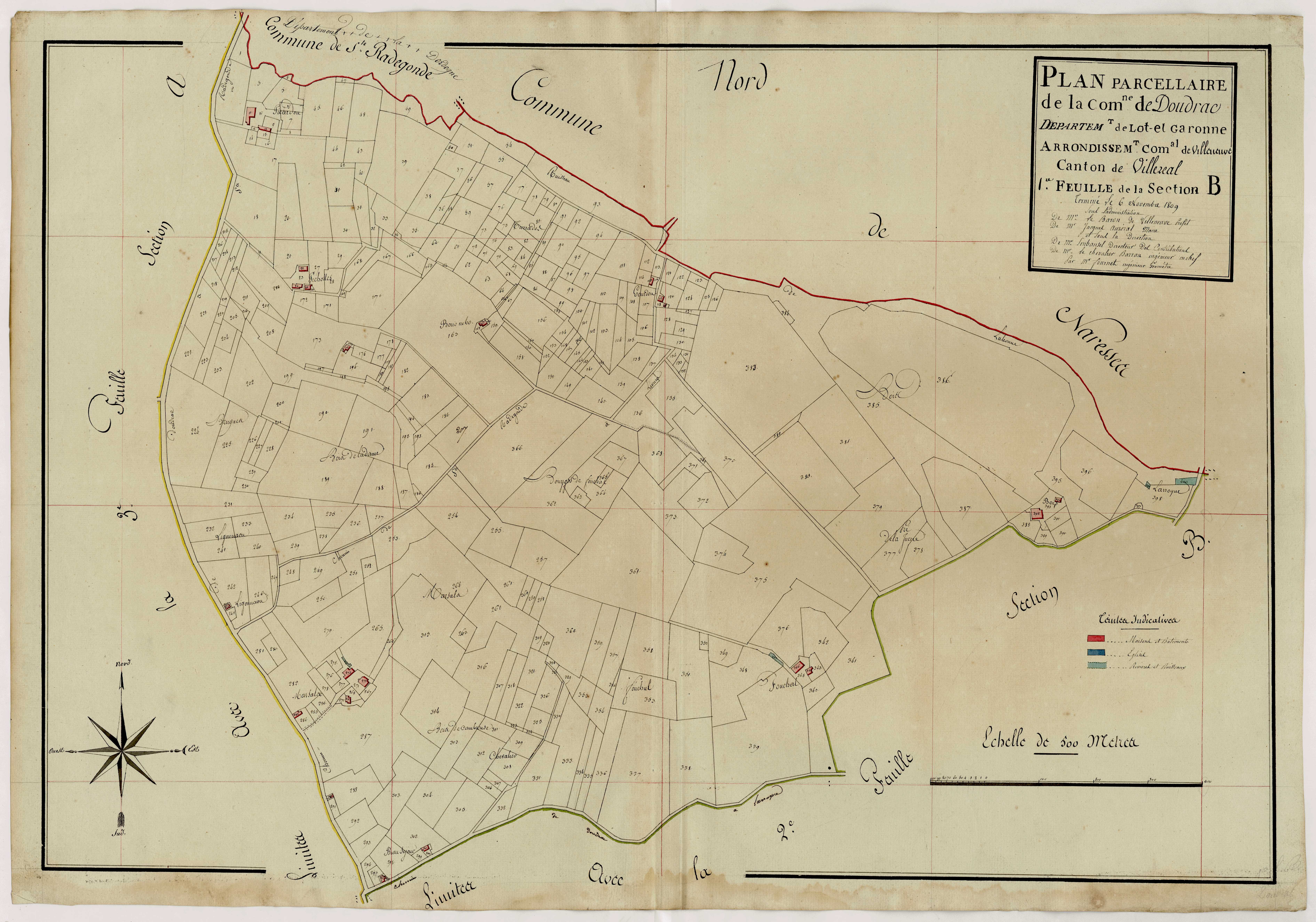 Plan primitif, atlas-B2 Lacheze, Doudrac