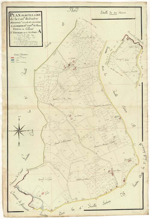 Plan primitif, atlas-B1 Lacheze, Doudrac