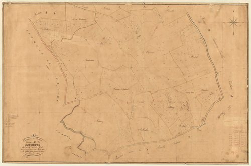 Plan napoléonien, feuille préparatoire-A3 Gourrets, Doudrac