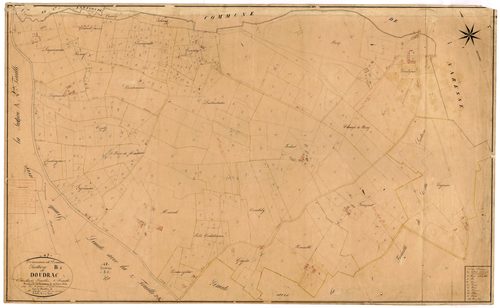Plan napoléonien, feuille préparatoire-B1 Doudrac, Doudrac