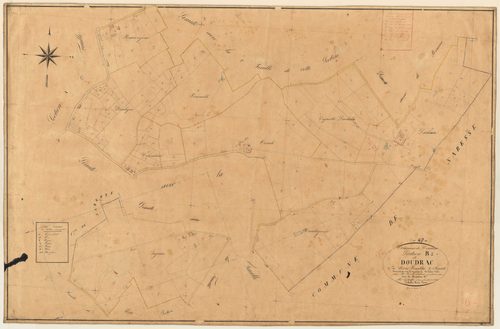 Plan napoléonien, feuille préparatoire-B2 Doudrac, Doudrac