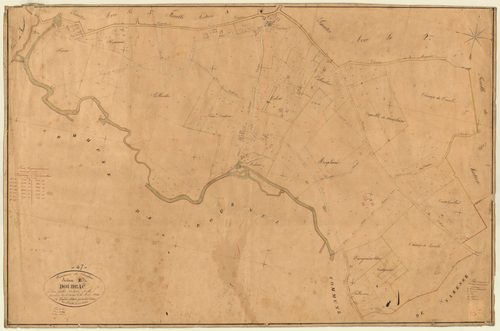 Plan napoléonien, feuille préparatoire-B3 Doudrac, Doudrac