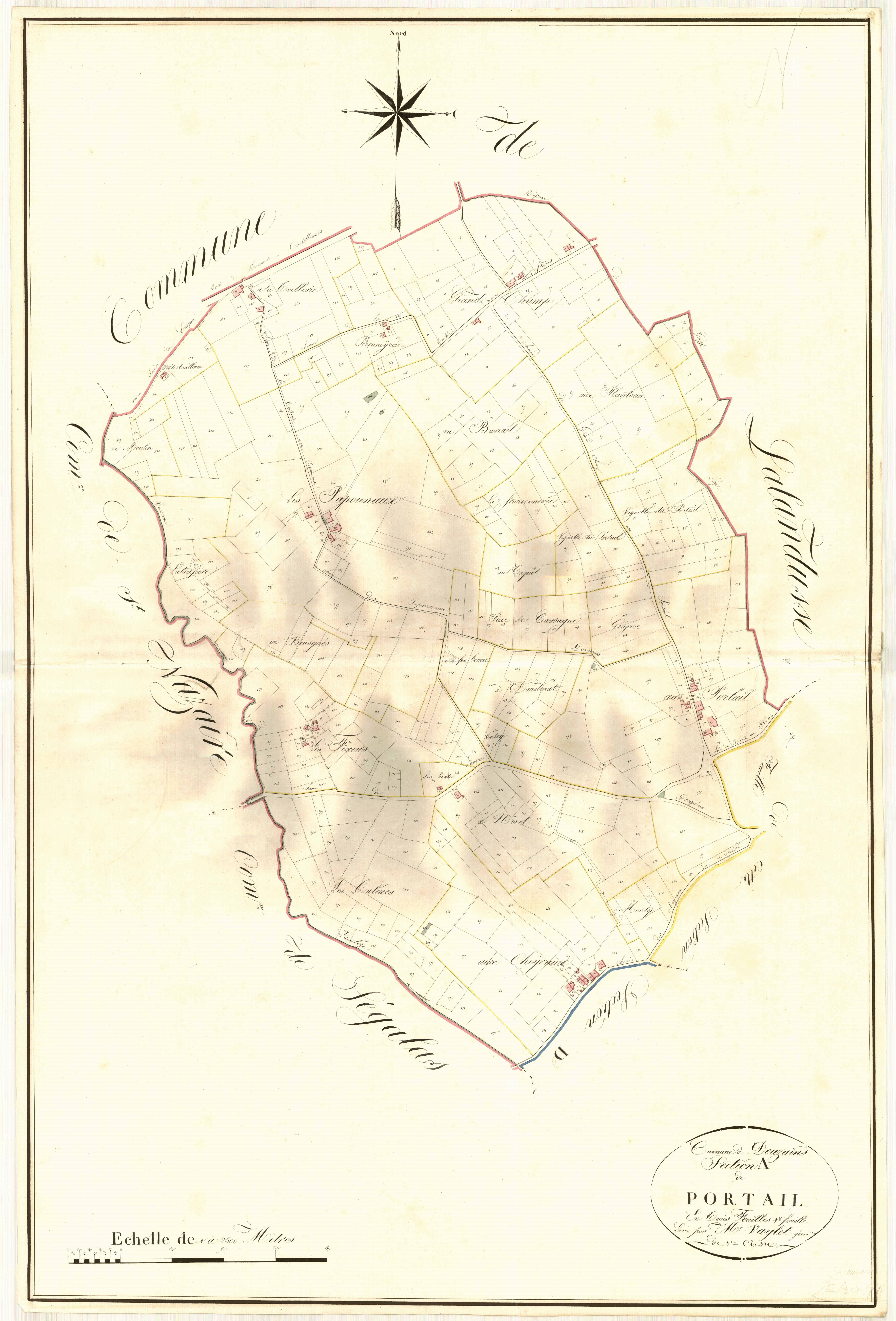 Plan napoléonien, atlas-A1 Portail, Douzains