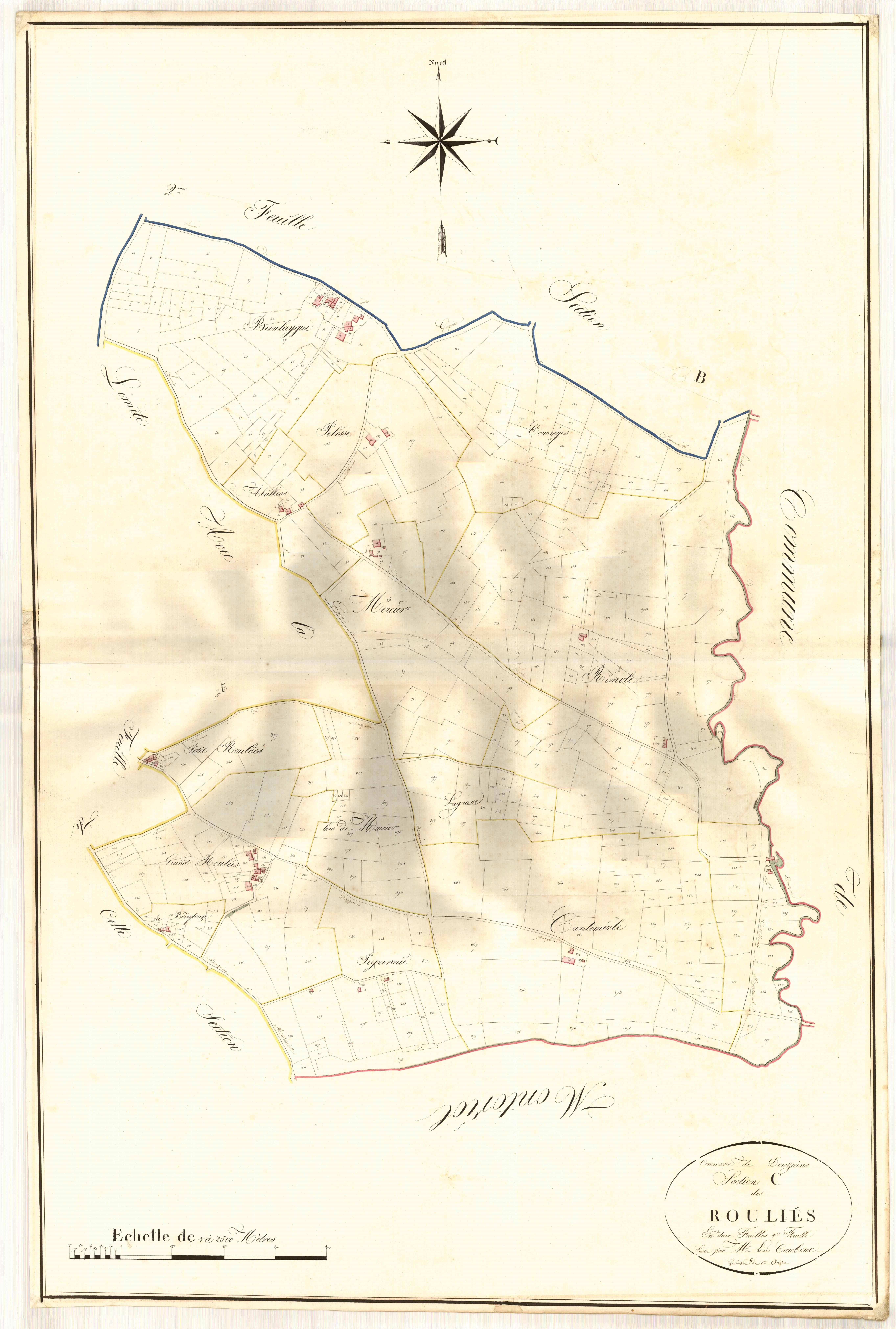 Plan napoléonien, atlas-C1 Rouliès, Douzains