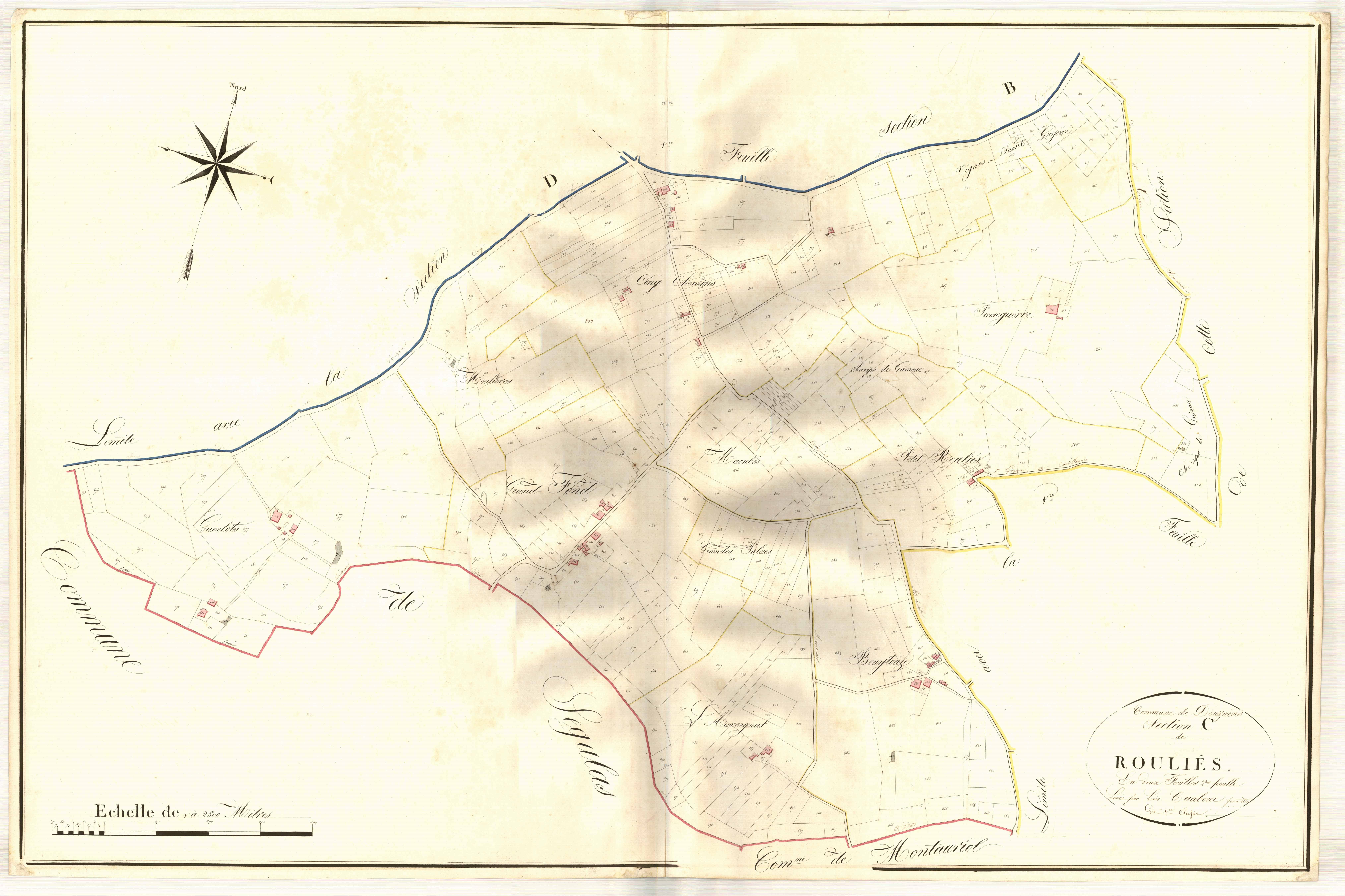 Plan napoléonien, atlas-C2 Rouliès, Douzains