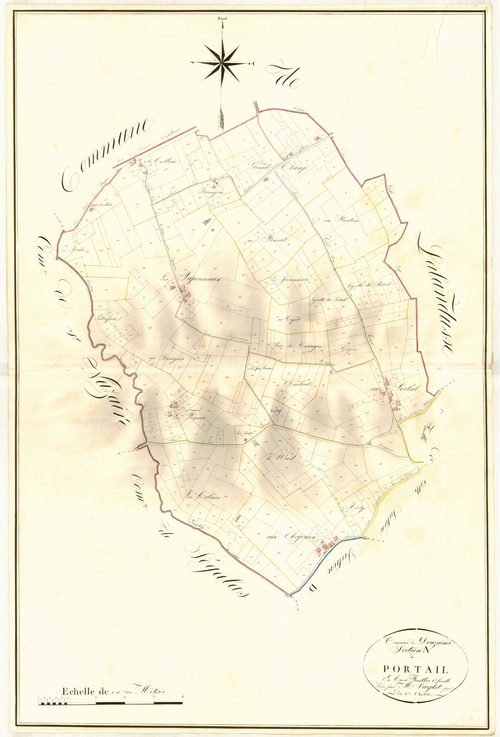 Plan napoléonien, atlas-A1 Portail, Douzains