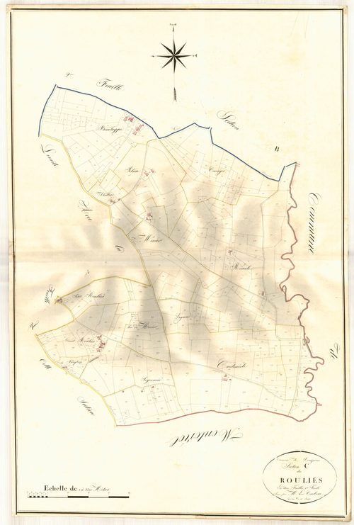 Plan napoléonien, atlas-C1 Rouliès, Douzains
