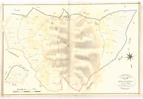 Plan napoléonien, atlas-D Douzains, Douzains