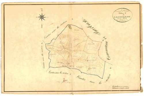 Plan napoléonien, atlas-C Lasseignou, Durance