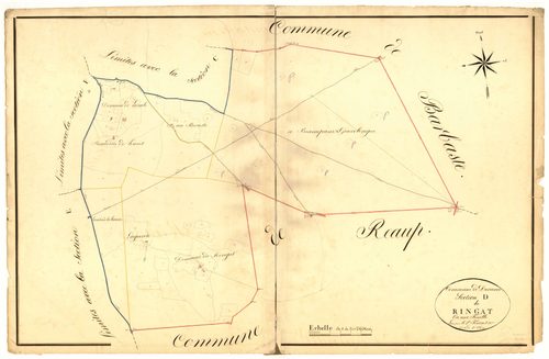 Plan napoléonien, atlas-D Le Ringat, Durance