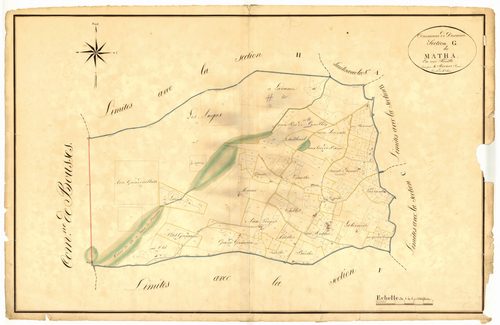 Plan napoléonien, atlas-G Le Matha, Durance