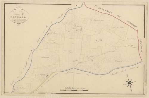 Plan napoléonien, atlas-B1 Saint-Eyrard, Duras