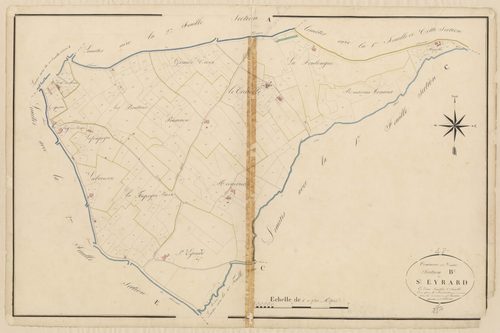 Plan napoléonien, atlas-B2 Saint-Eyrard, Duras