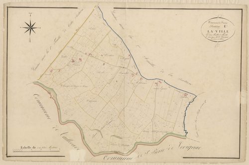 Plan napoléonien, atlas-E2 La Ville, Duras