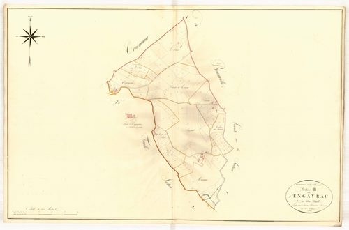 Plan napoléonien, atlas-B Engayrac, Combebonnet (voir Engayrac)