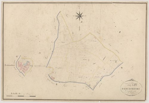 Plan napoléonien, atlas-A2 Escassefort, Escassefort