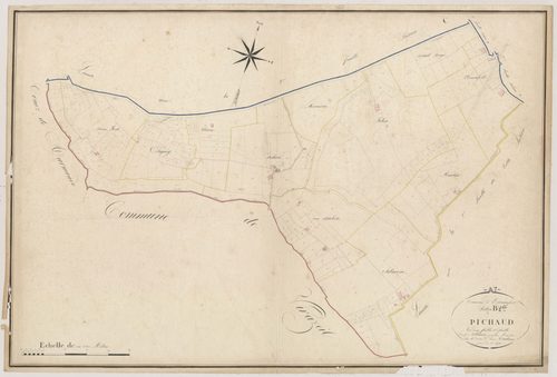 Plan napoléonien, atlas-B1 Pichaud, Escassefort