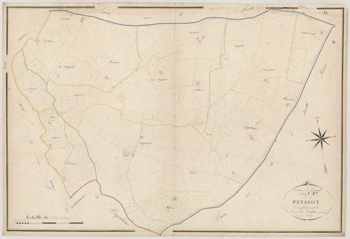 Plan napoléonien, atlas-C2 Peyssot, Escassefort