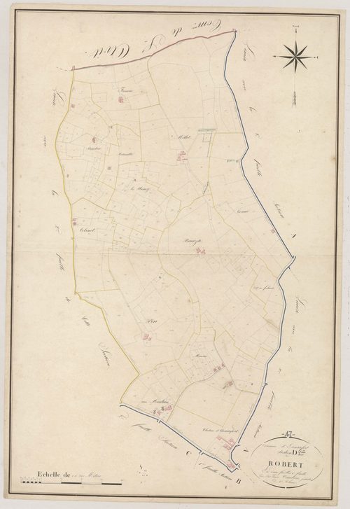 Plan napoléonien, atlas-D1 Robert, Escassefort