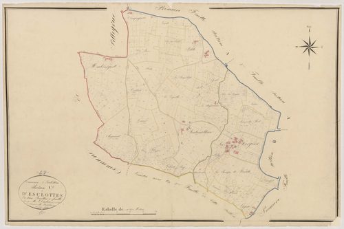 Plan napoléonien, atlas-C1 Esclottes, Esclottes