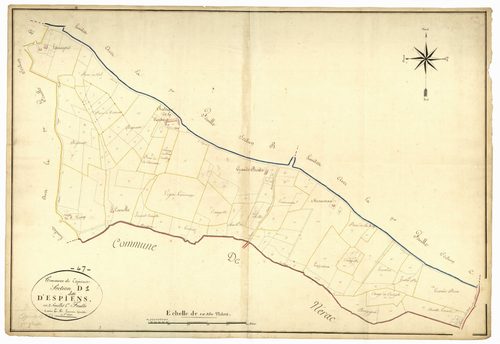 Plan napoléonien, atlas-D1 Espiens, Espiens