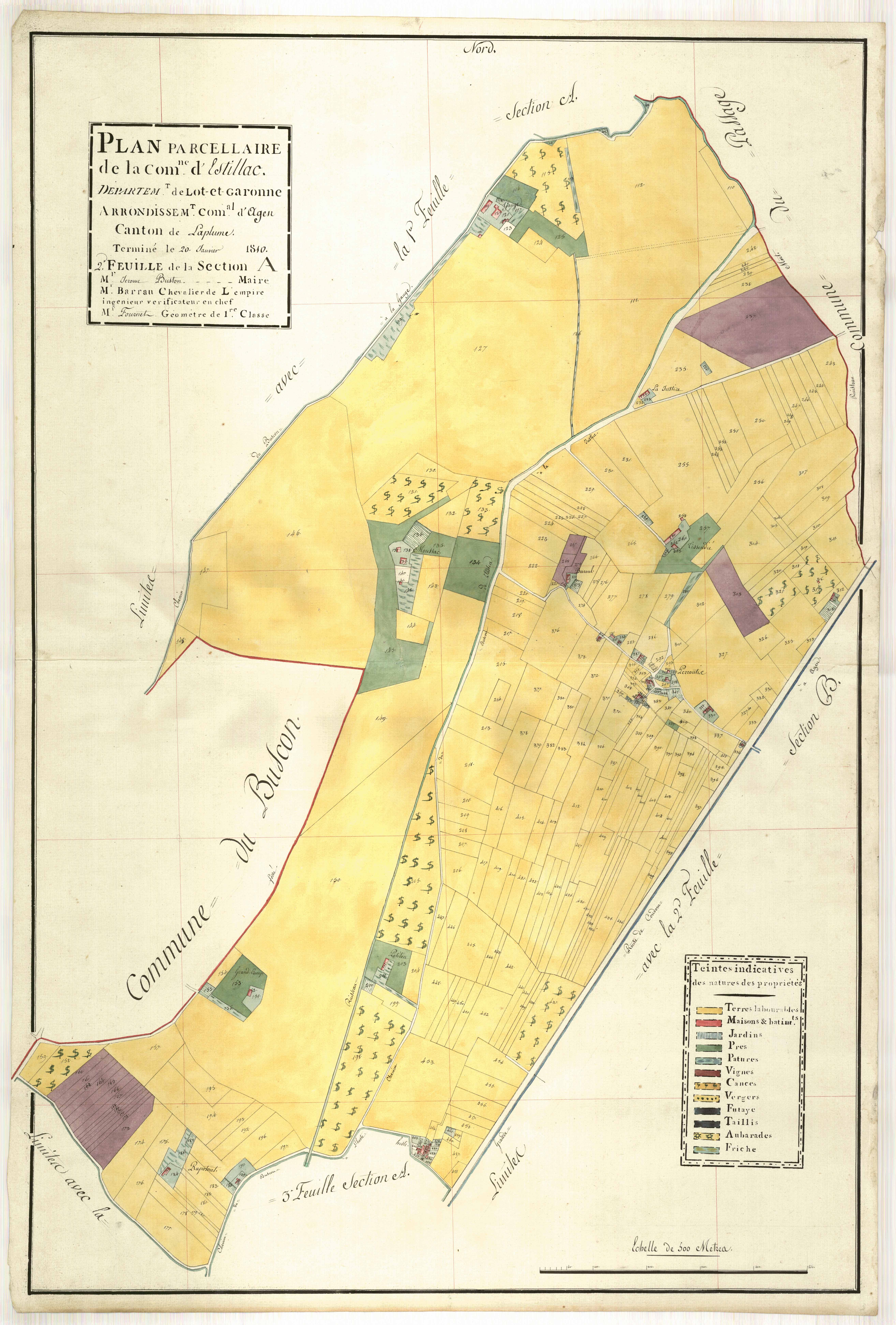 Plan primitif, atlas-A2, Estillac