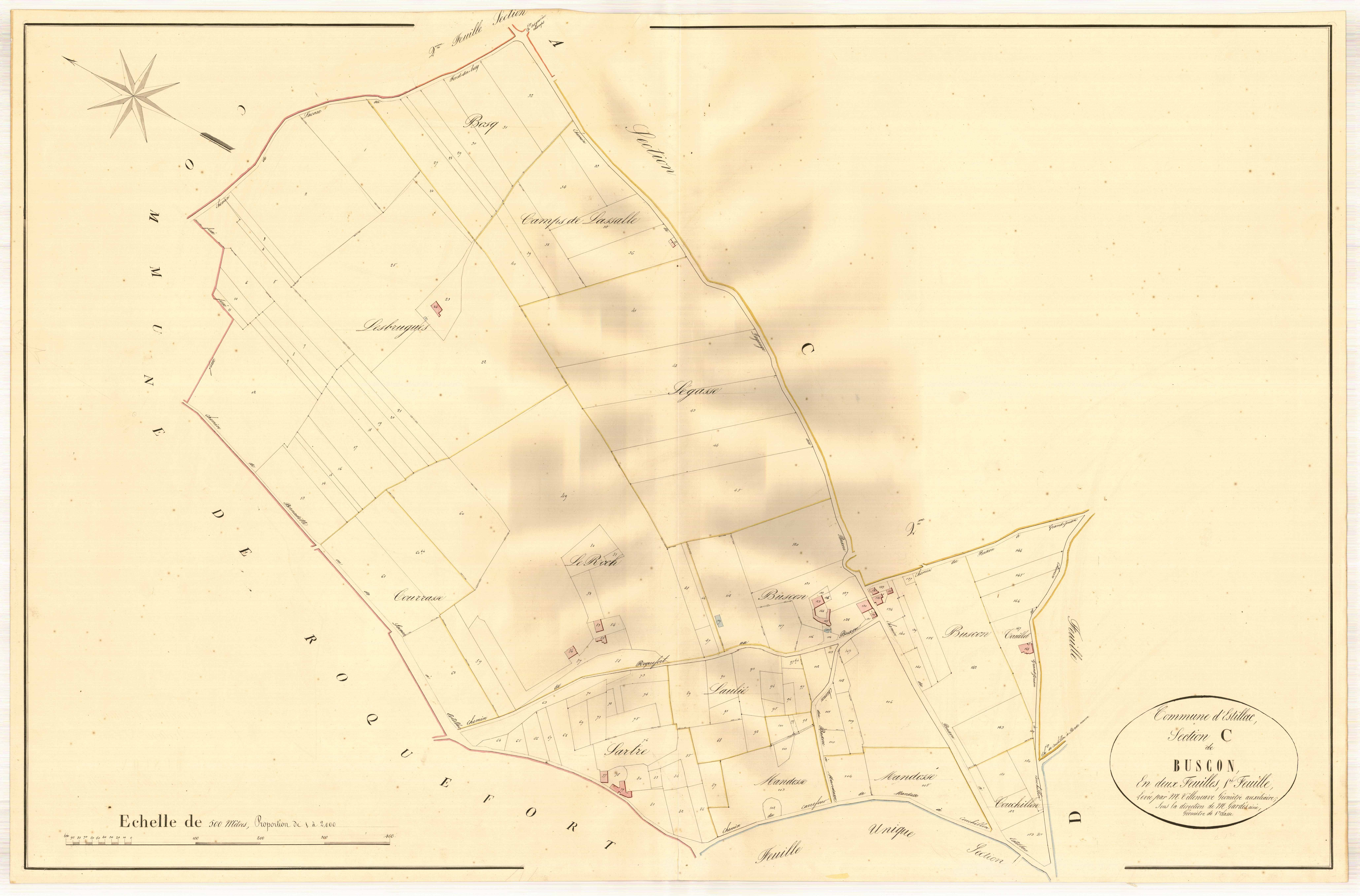 Plan napoléonien, atlas-C2 Buscon, Estillac