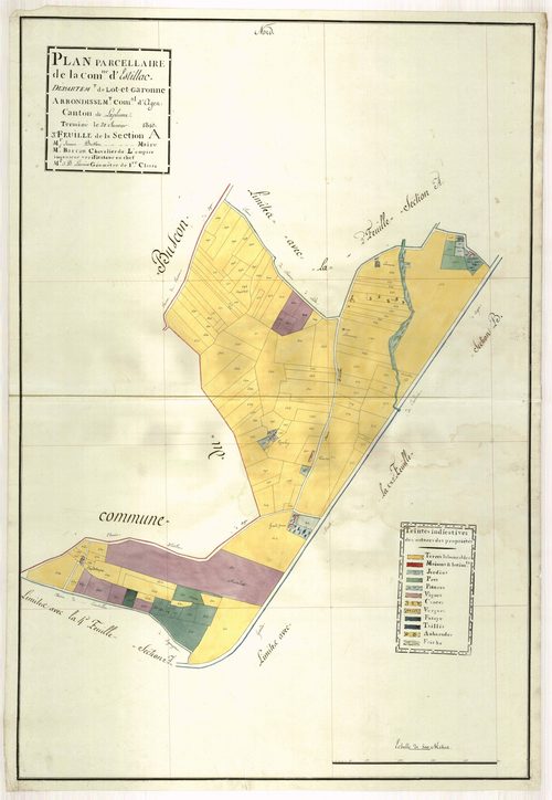 Plan primitif, atlas-A3, Estillac