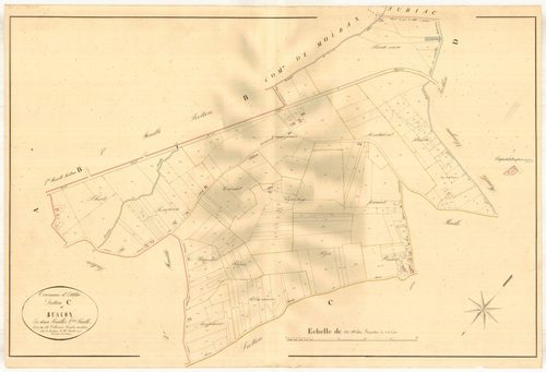 Plan napoléonien, atlas-C1 Buscon, Estillac