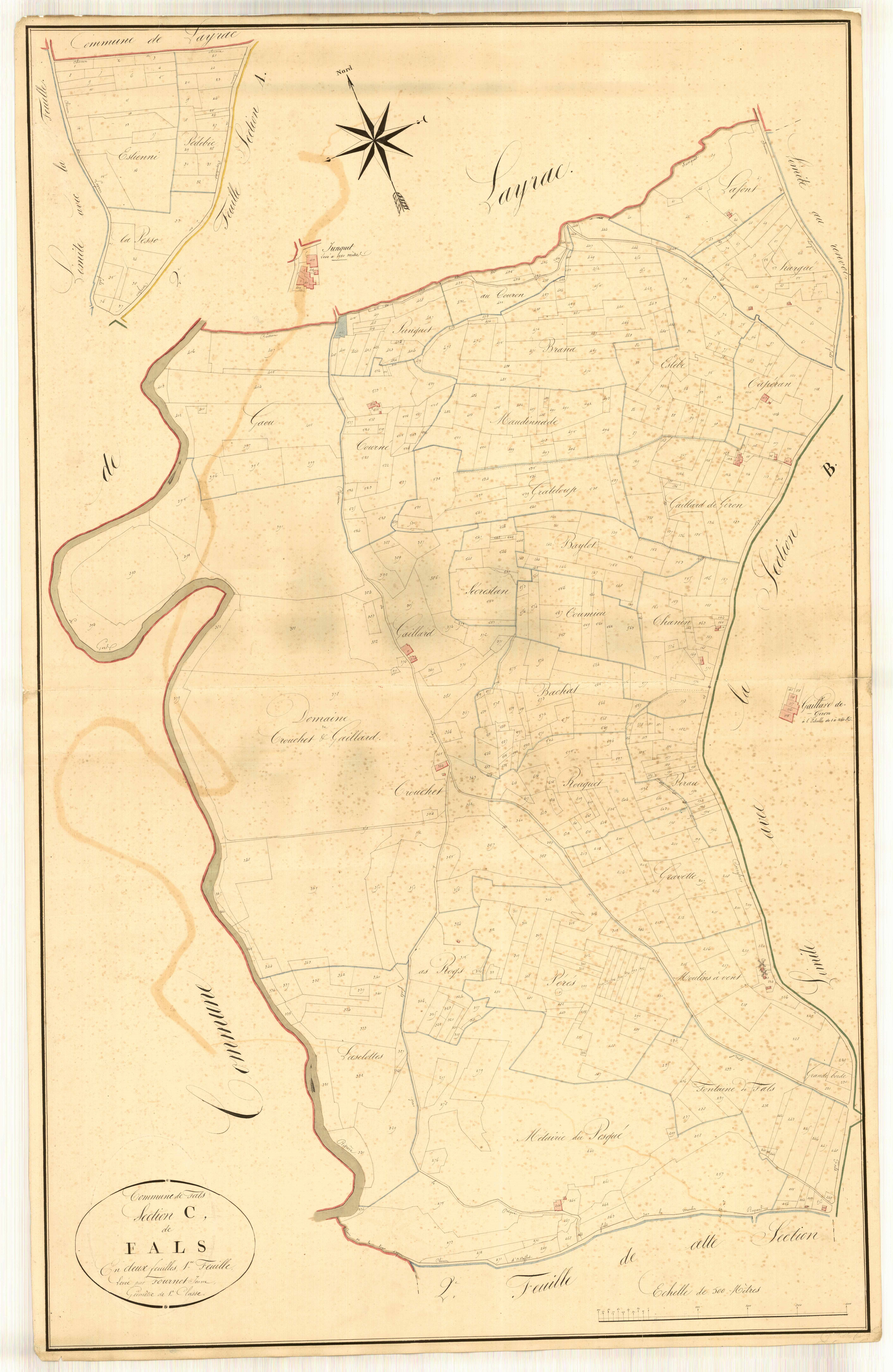 Plan napoléonien, atlas-C1 Fals, Fals