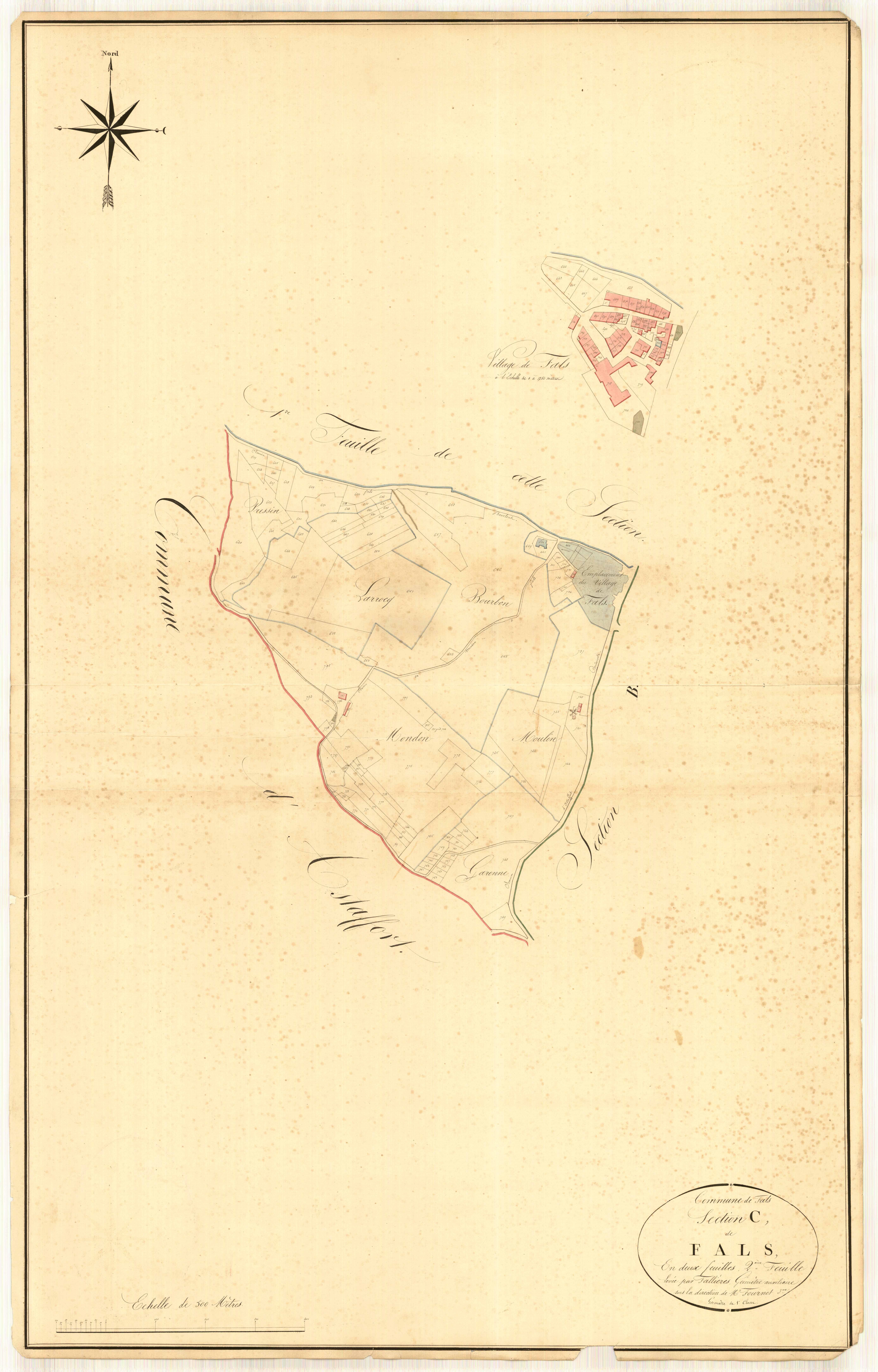 Plan napoléonien, atlas-C2 Fals, Fals