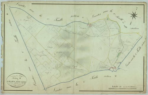 Plan napoléonien, atlas-B2 Saint-Julien et Bougues, Fargues-sur-Ourbise