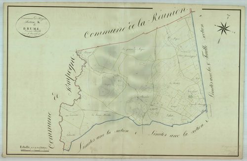 Plan napoléonien, atlas-K Brume, Fargues-sur-Ourbise