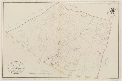 Plan primitif, atlas-B1 Fauguerolles, Fauguerolles