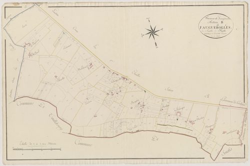 Plan primitif, atlas-B2 Fauguerolles, Fauguerolles