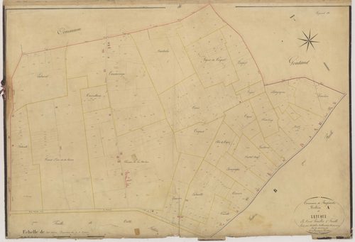 Plan napoléonien-A1 Latuque, Fauguerolles