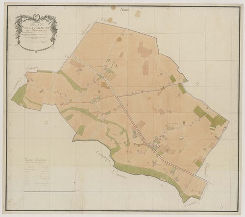 Plan par masses de cultures-, Fauguerolles