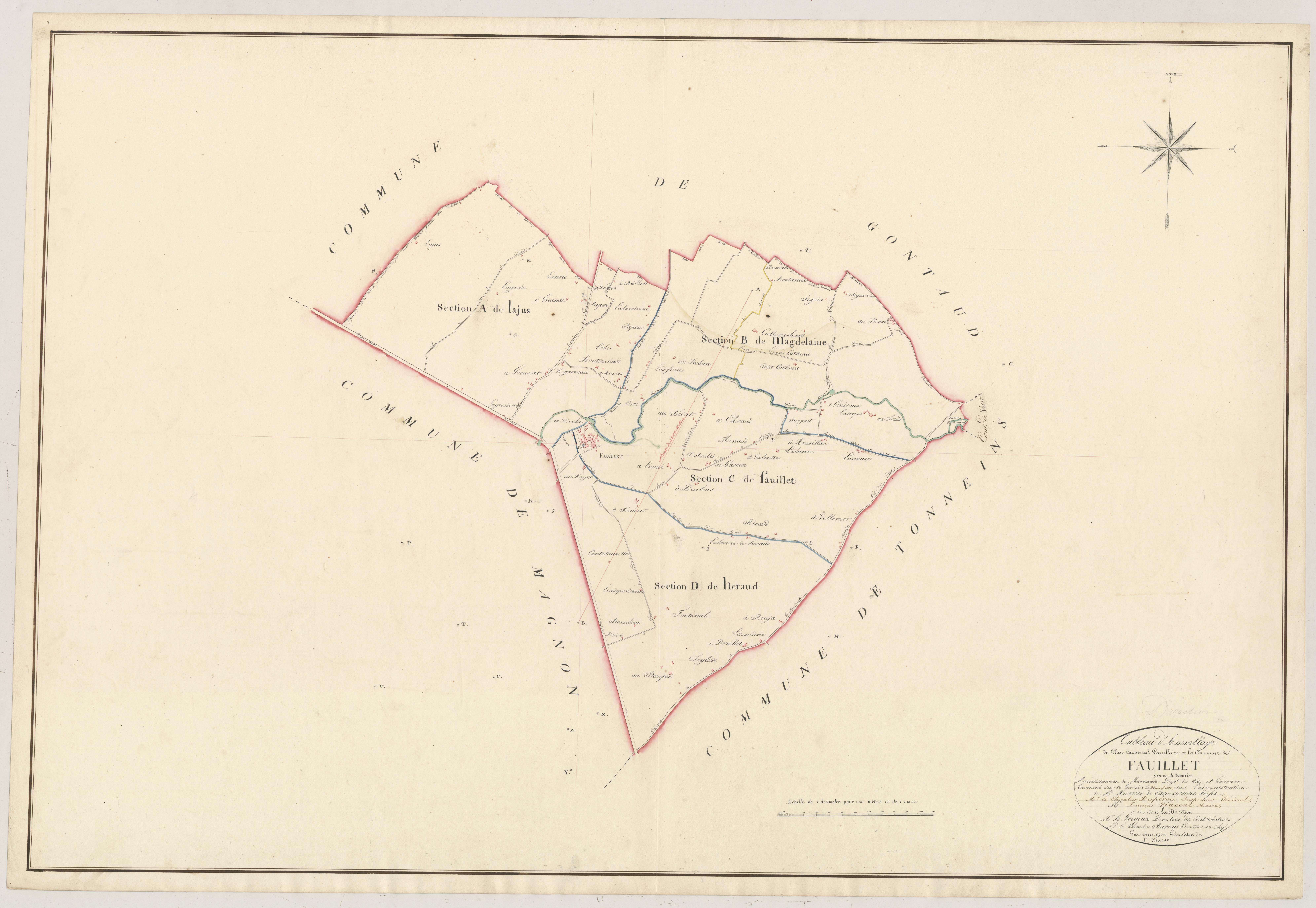Plan napoléonien, atlas-TA, Fauillet